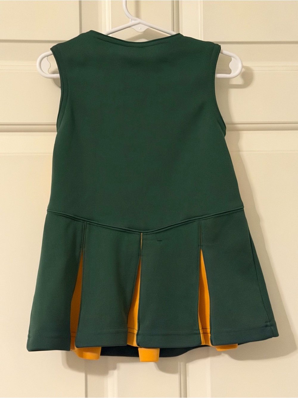 Reebok Green & Gold Packers Girls Cheer Dress - Picture 2 of 3